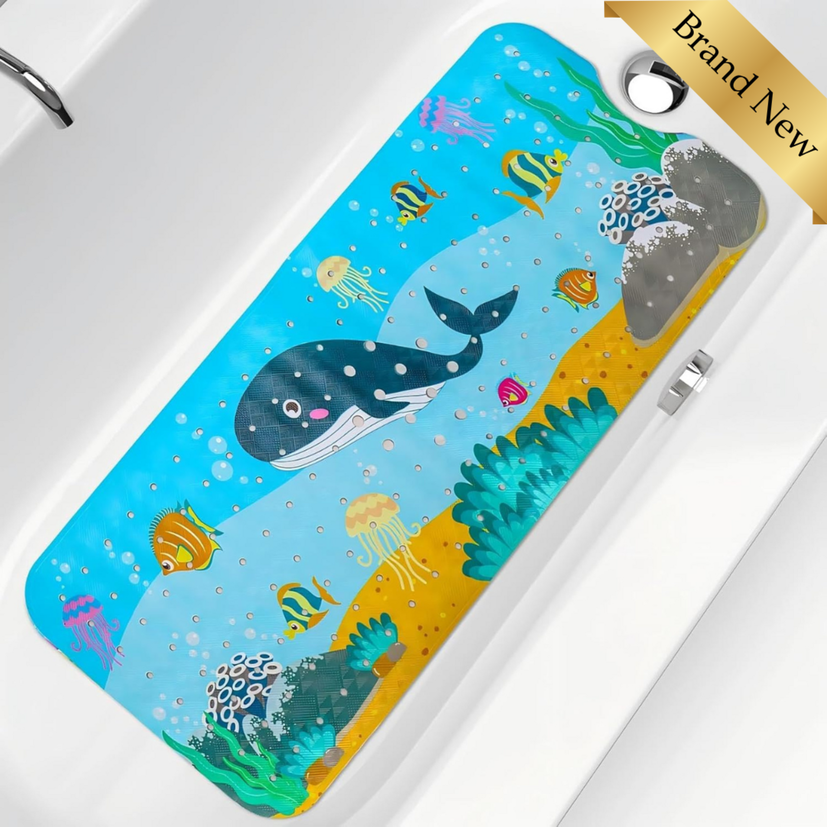 Nonslip Kid Bath Mat 40X16