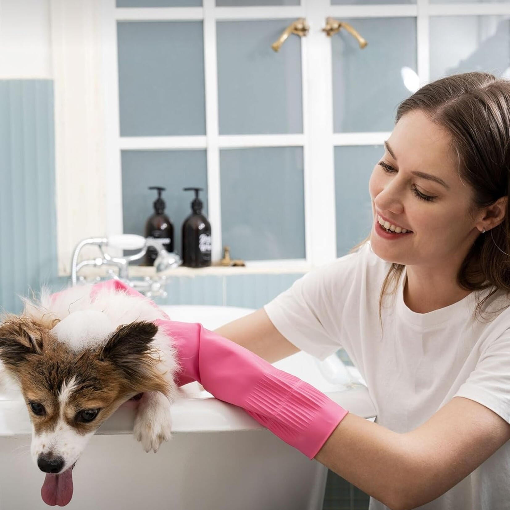 Cleaning Rubber Gloves 2 Pairs