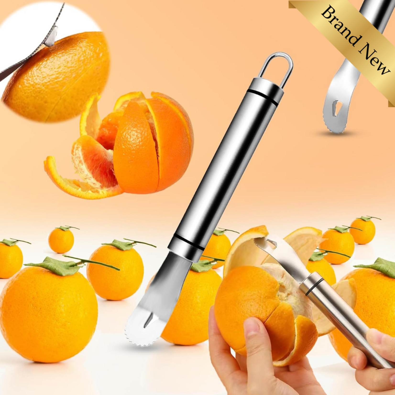 Stainless Steel Citrus Peeler Tool