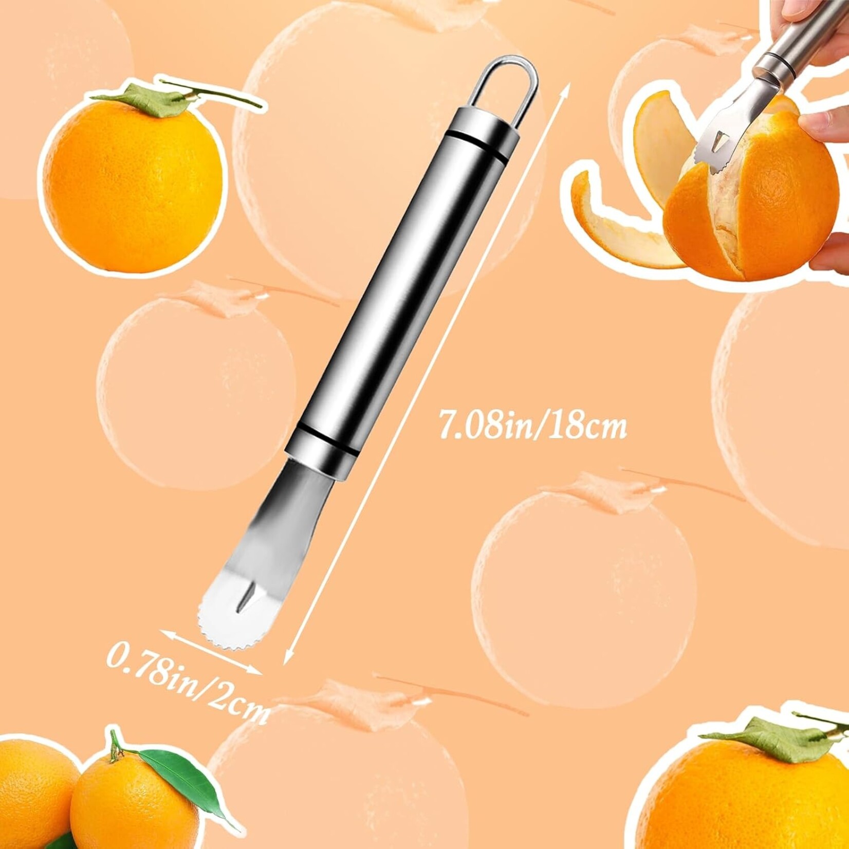 Stainless Steel Citrus Peeler Tool