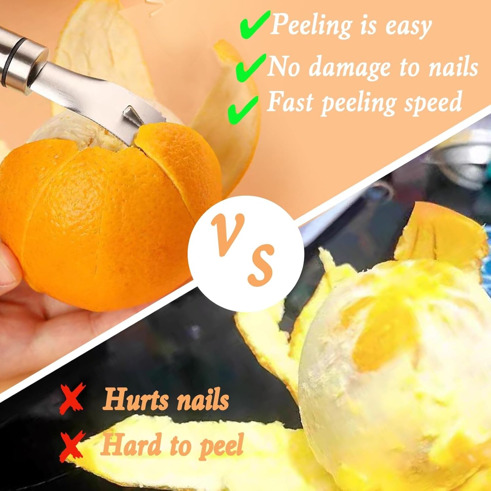 Stainless Steel Citrus Peeler Tool