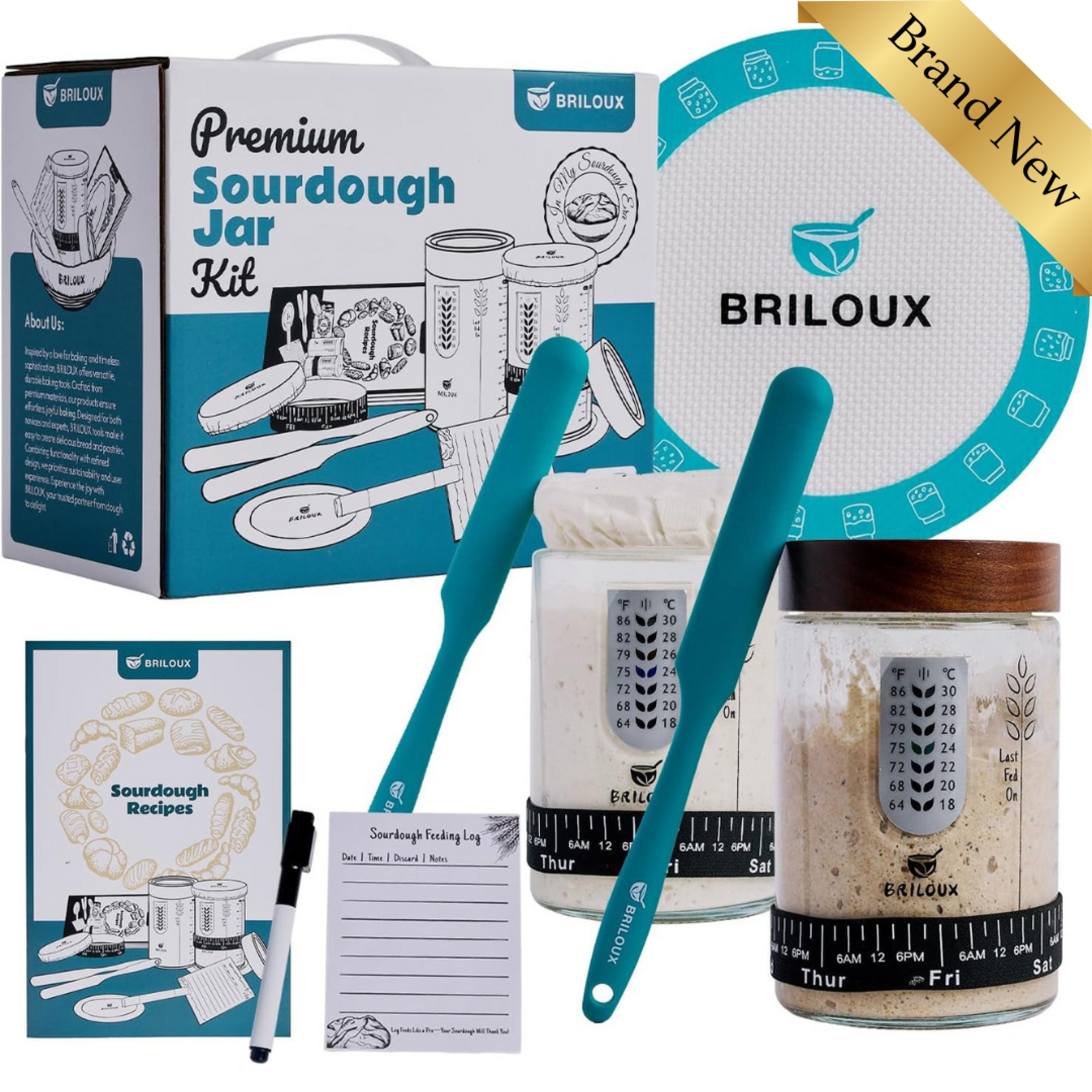 Briloux Sourdough Jar Kit