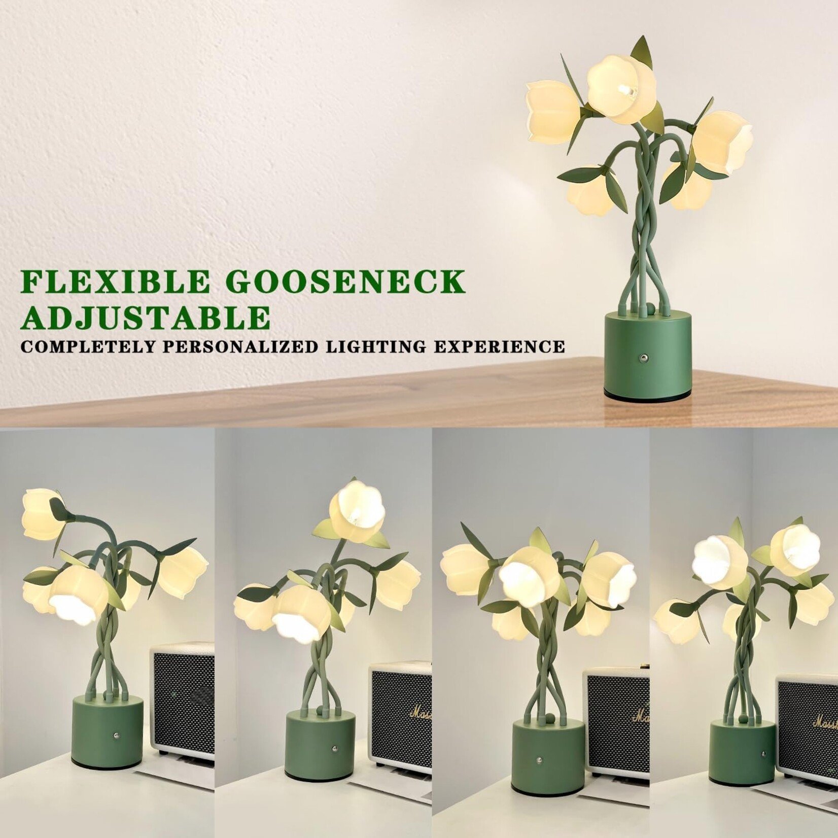 Lily of The Valley Table Lamp