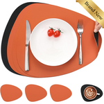 4Pcs Place Mats Sky Orange