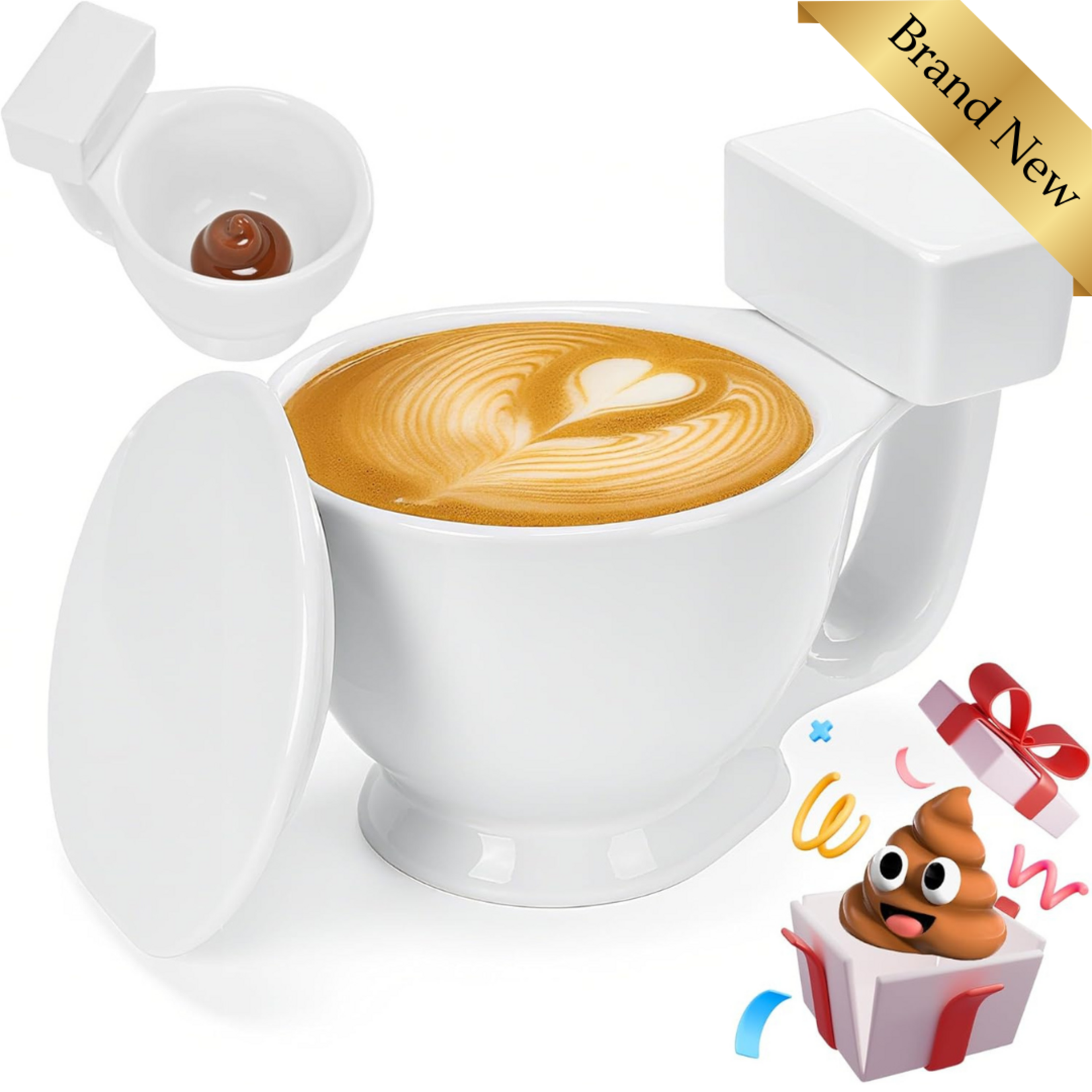 White Toilet Coffee Mug