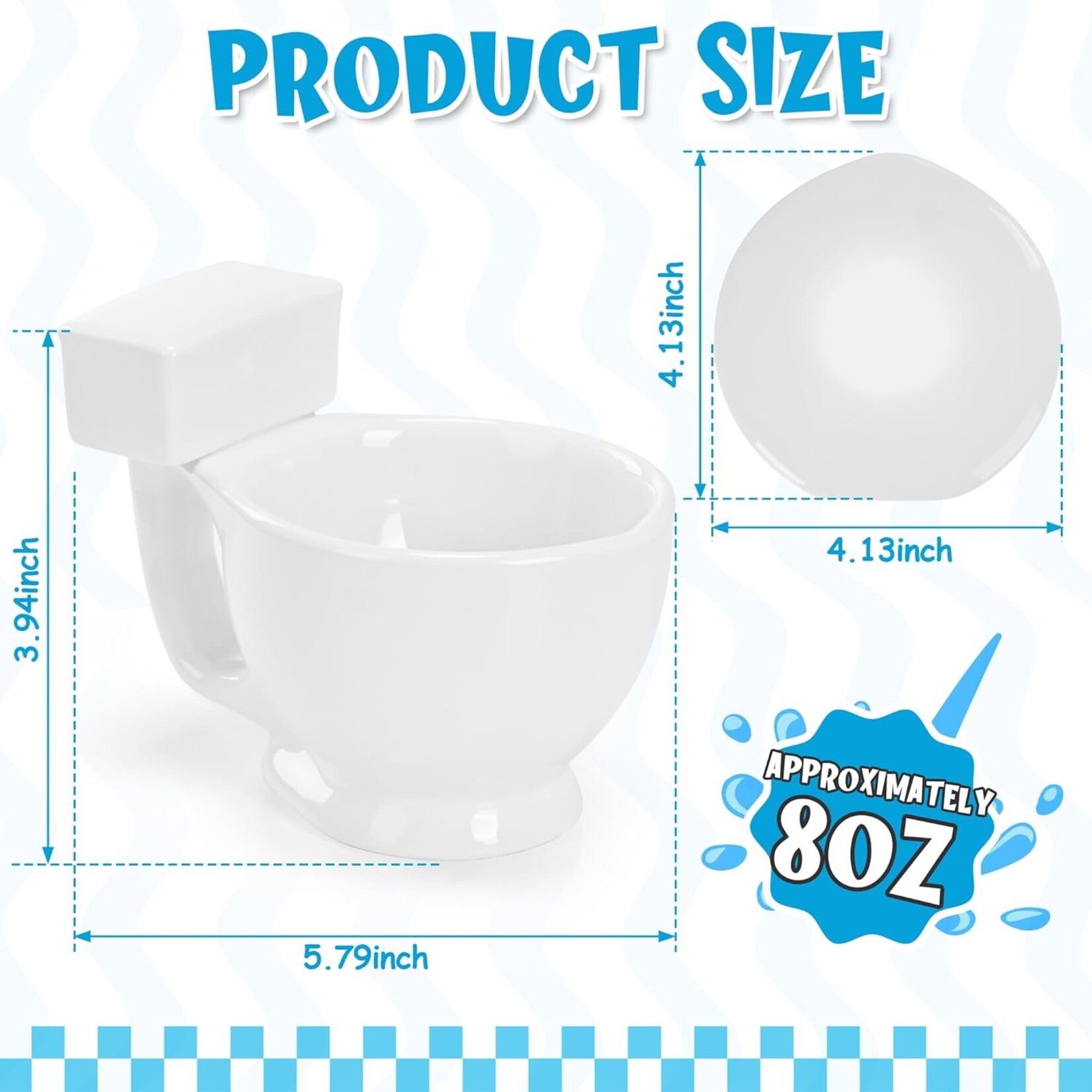 White Toilet Coffee Mug