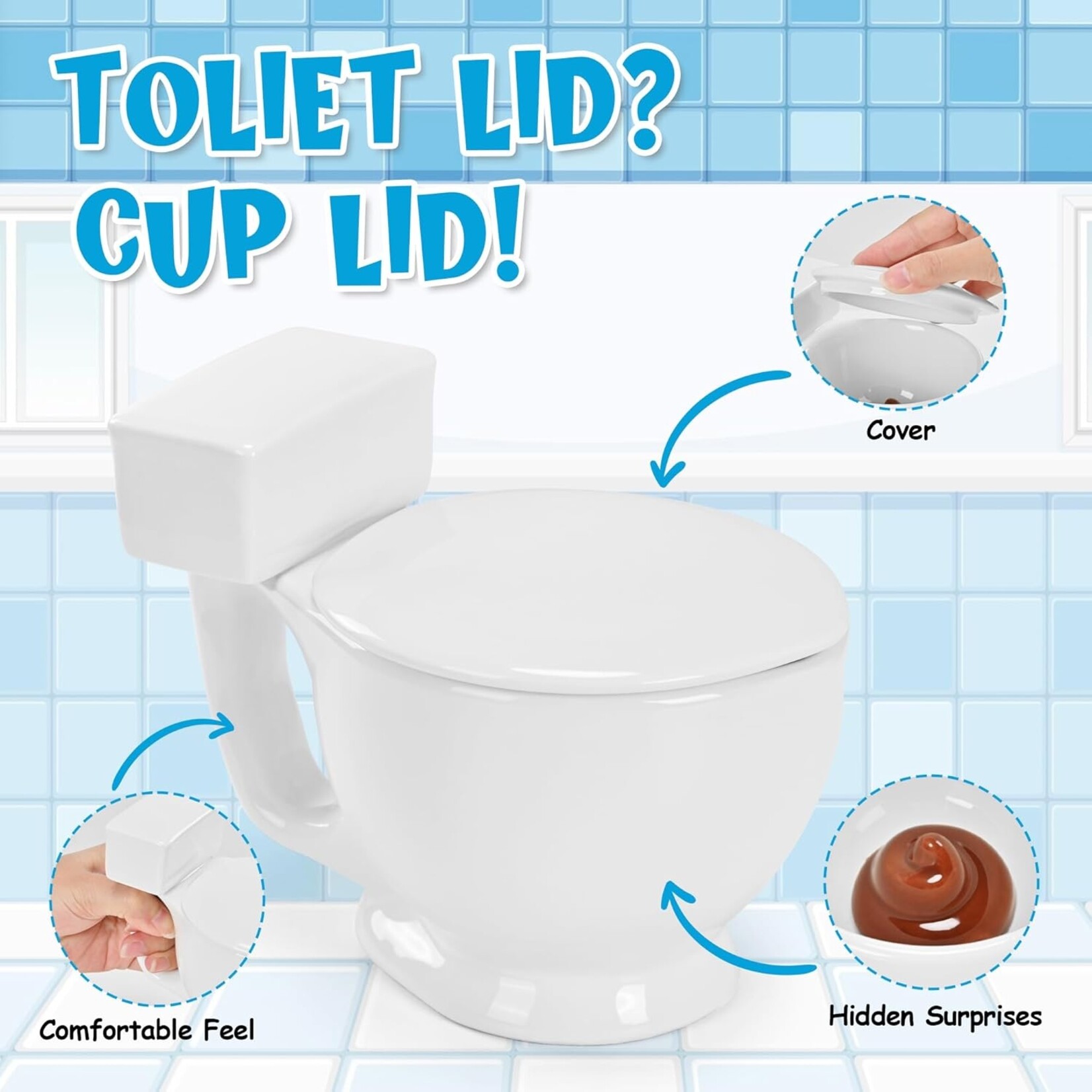 White Toilet Coffee Mug
