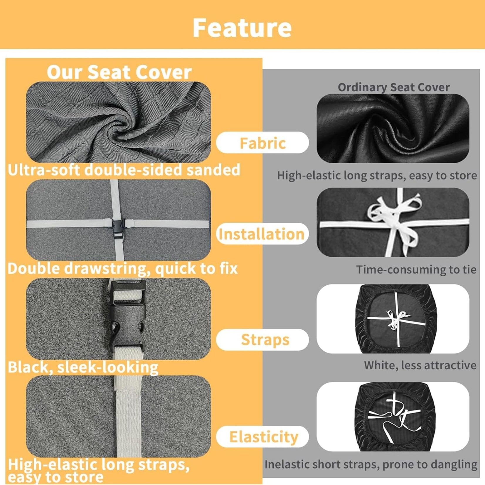 Chair Seat Covers 4 Pcs