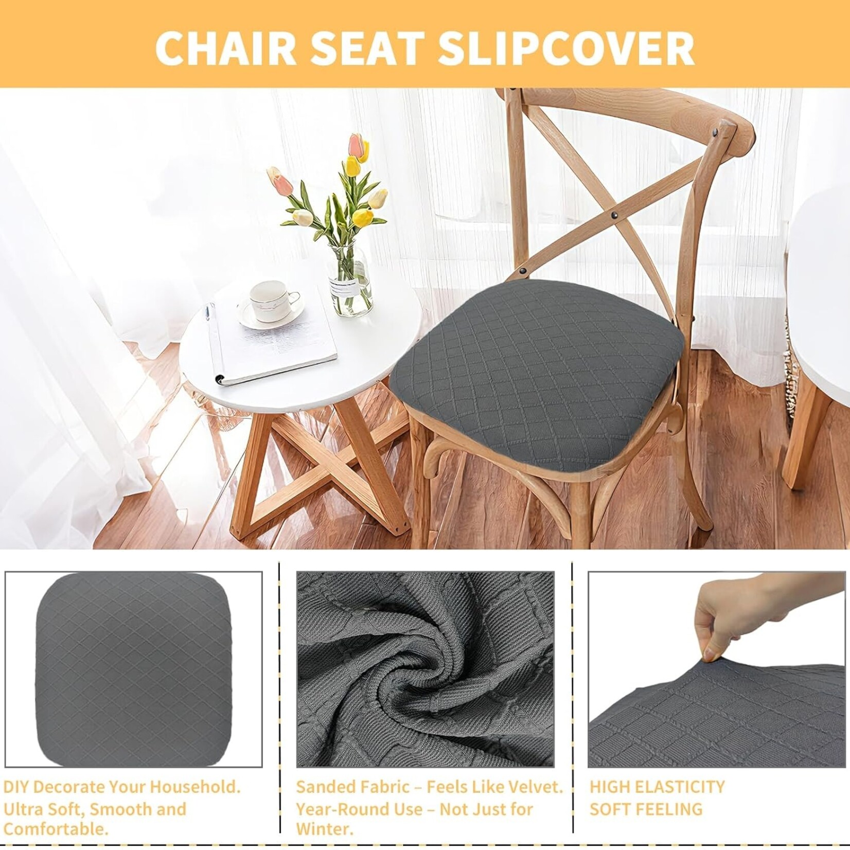 Chair Seat Covers 4 Pcs