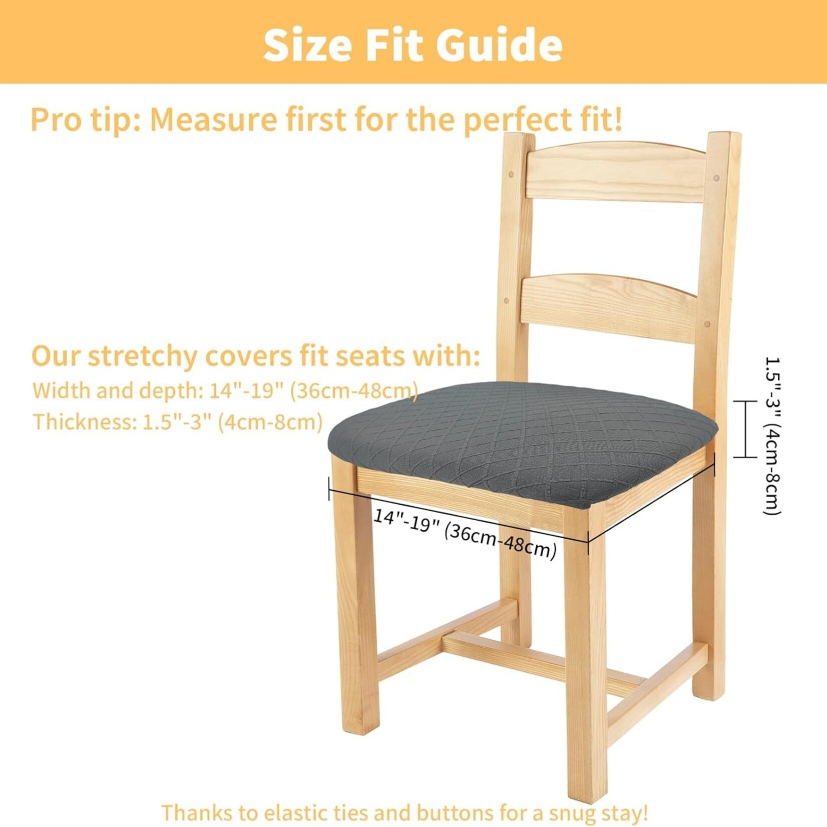 Chair Seat Covers 4 Pcs