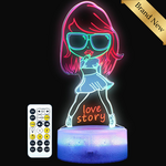 3D Singer Merch Lamp Night