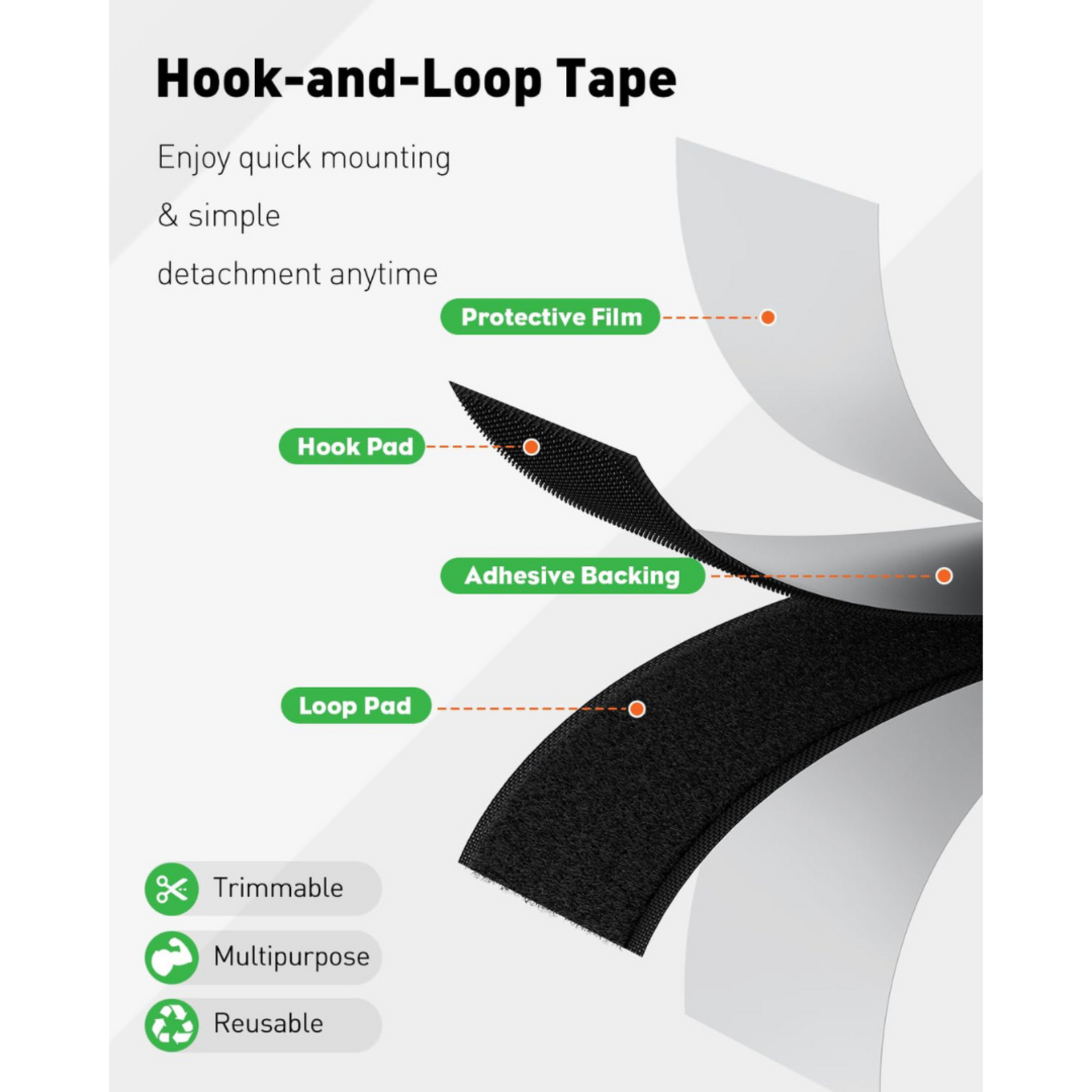 Pawfly Double Sided Tape 197"x 0.8"