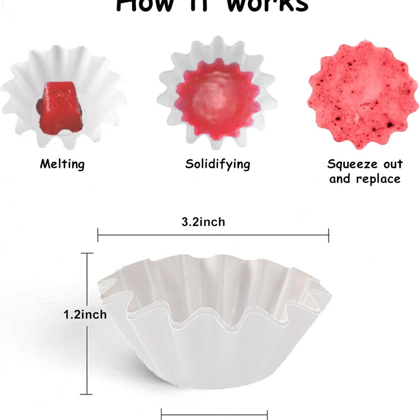 JuoPool 50 Wax Melt Warmer Liners