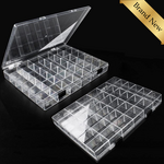 2Pcs 36 Grid Plastic Organizer Box