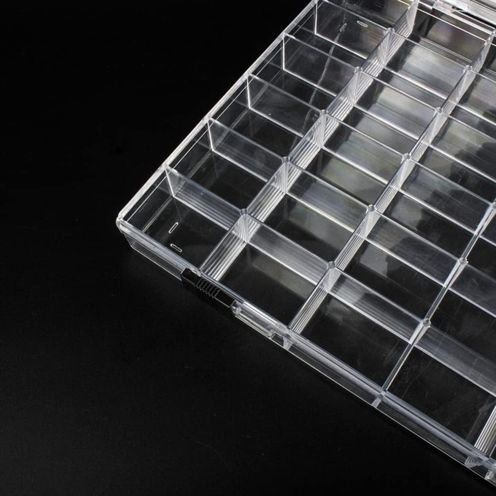 2Pcs 36 Grid Plastic Organizer Box