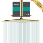 Square Shower Head Brushed Gold 12"