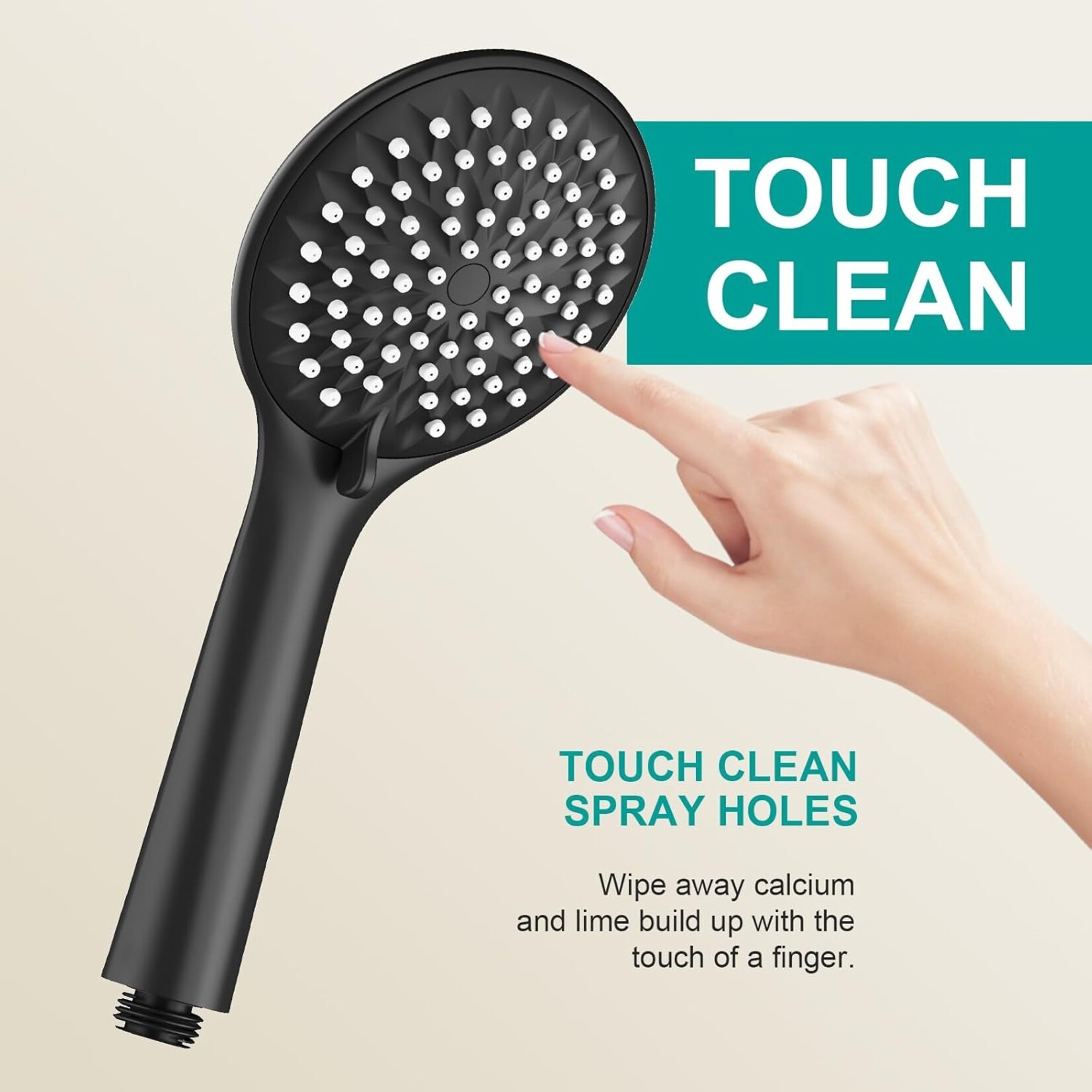 Slide Bar Handheld Shower Head w Hose