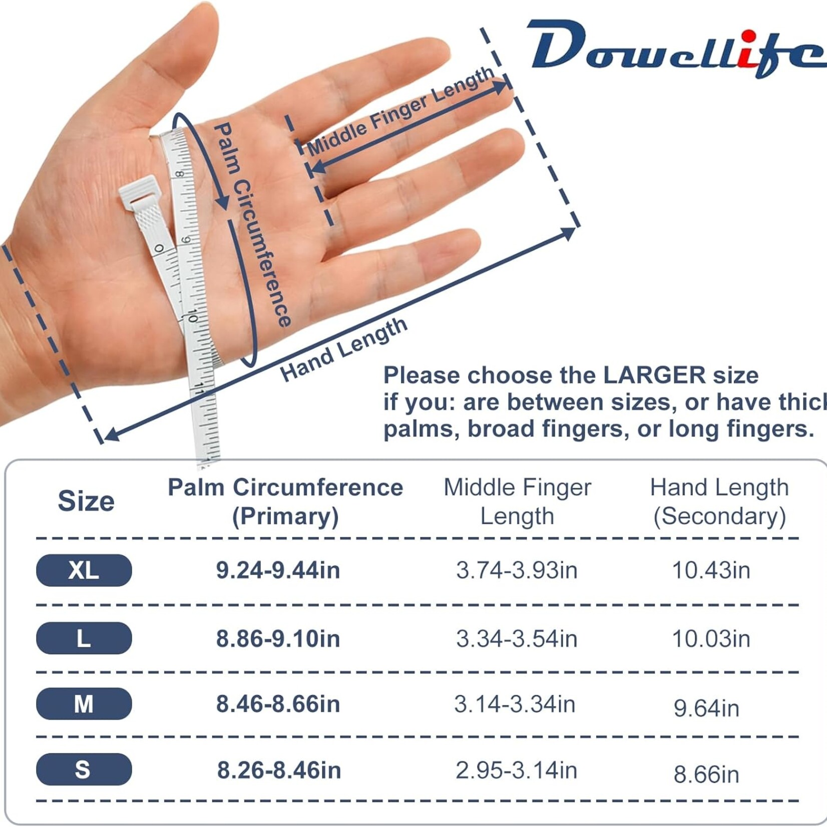 Dowellife Cut Resistant Gloves Size S