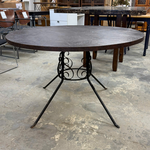 Round Brown Table