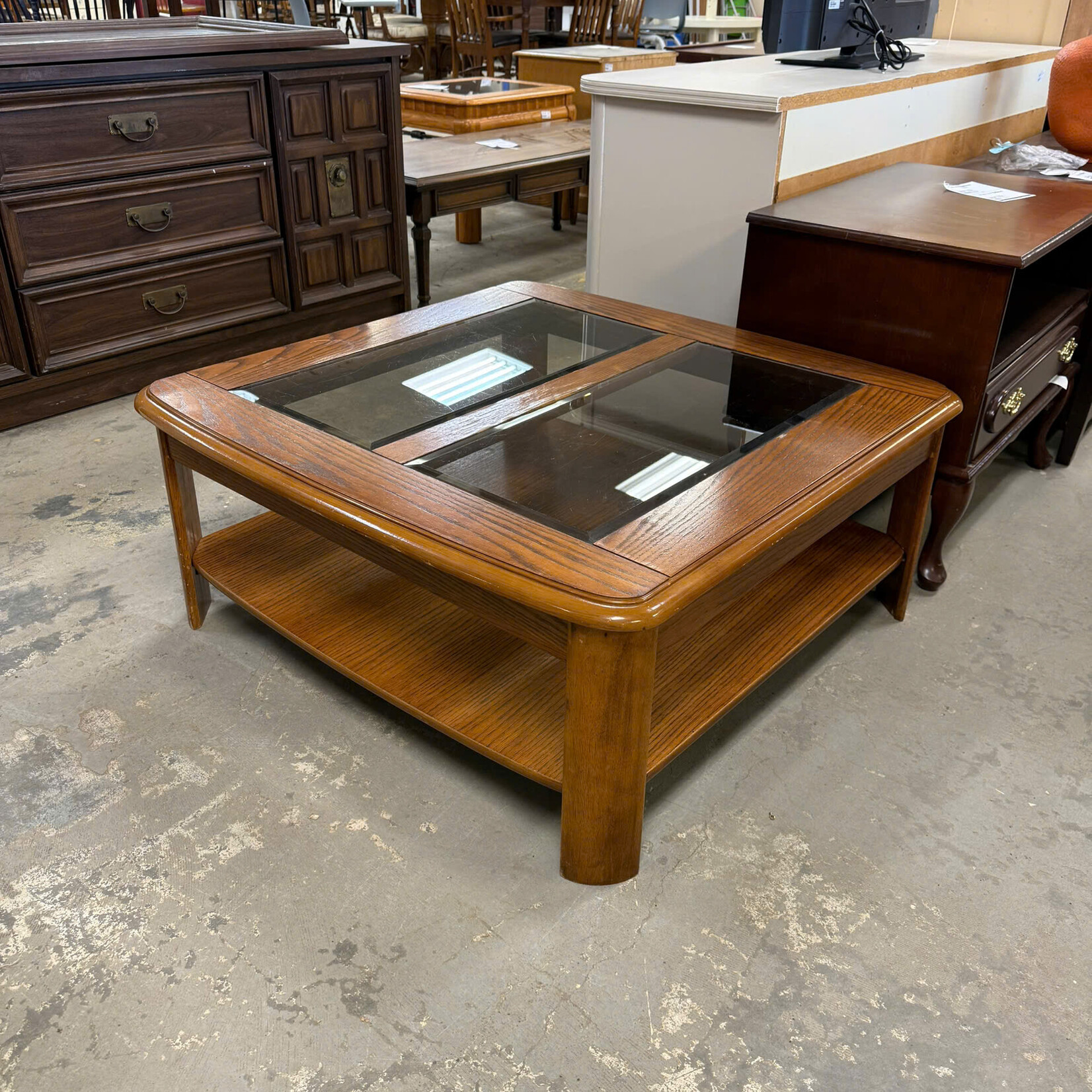 Double Glass Coffee Table