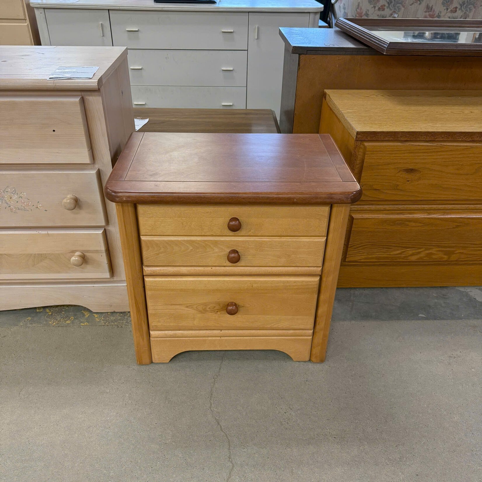 2 Drawer Night Stand Table