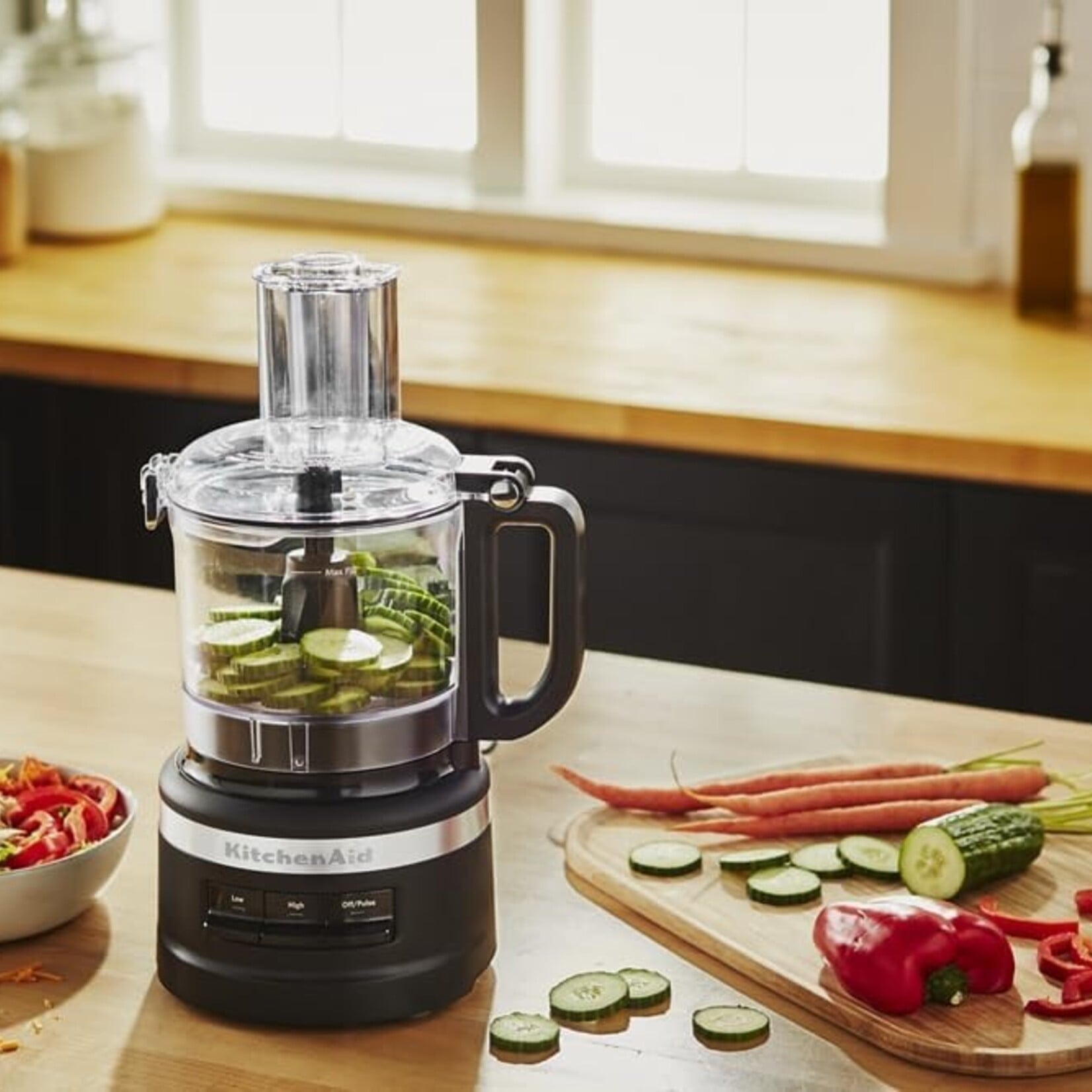 Kitchen Aid 7 Cup Food Processer Black