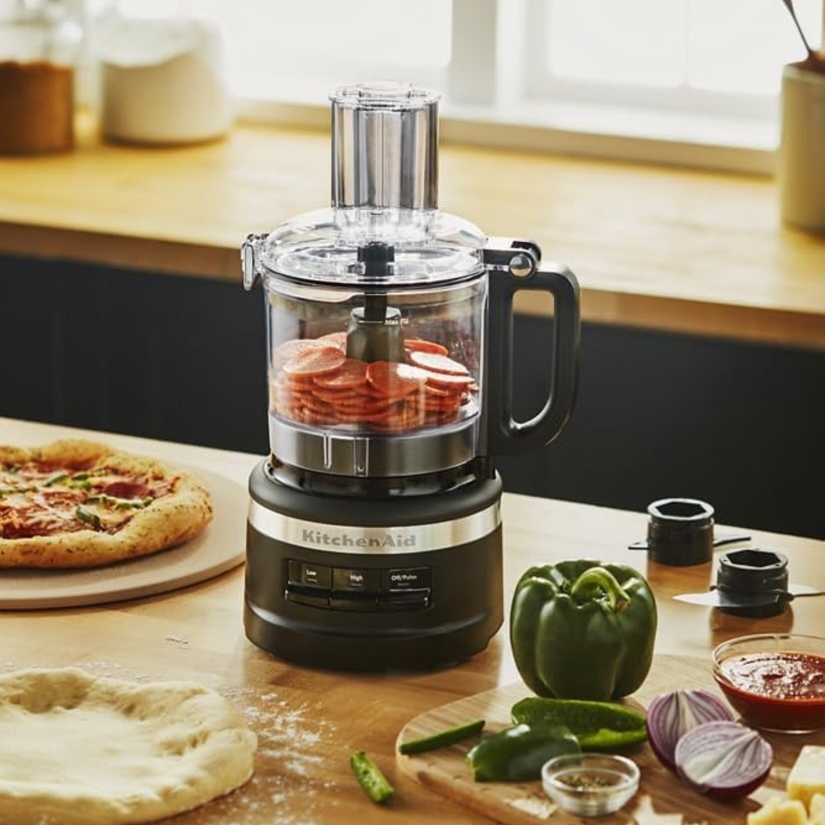 Kitchen Aid 7 Cup Food Processer Black