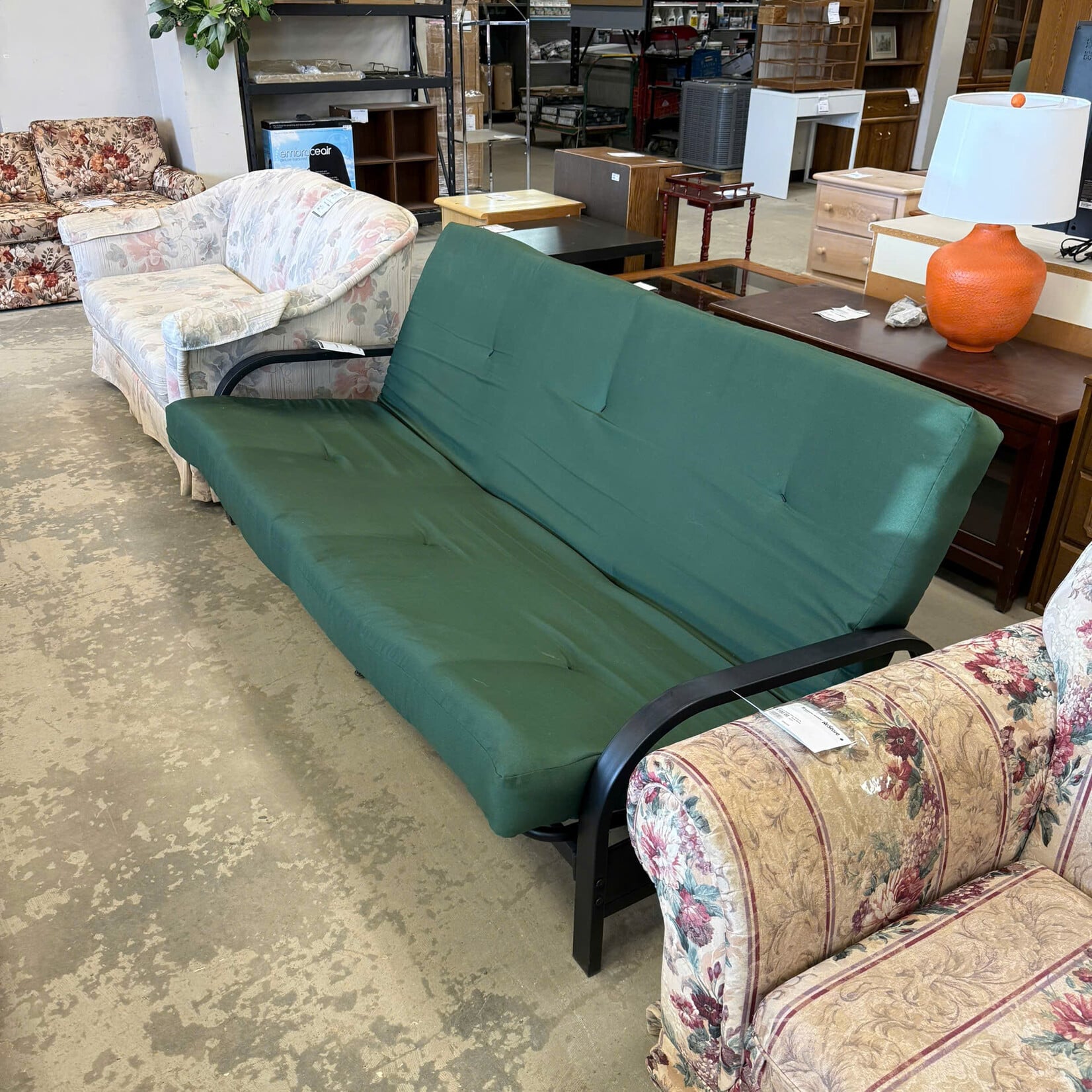 Black And Green Futon