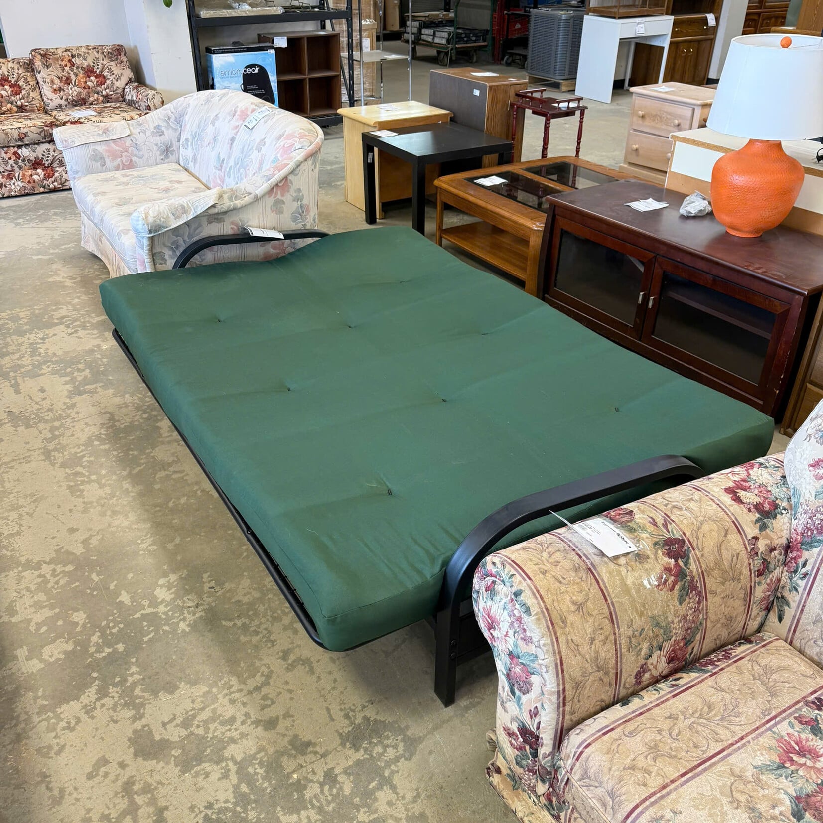 Black And Green Futon