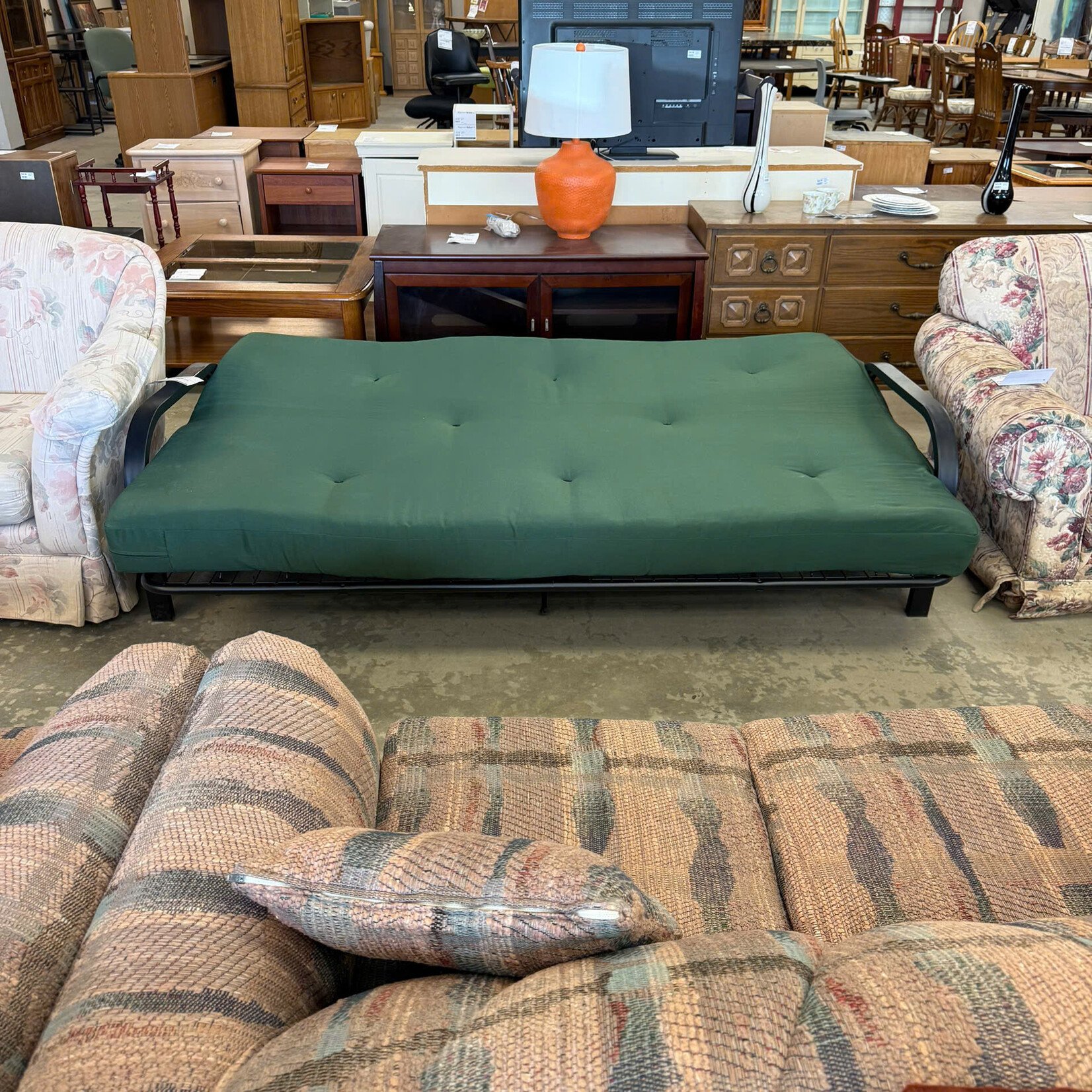Black And Green Futon