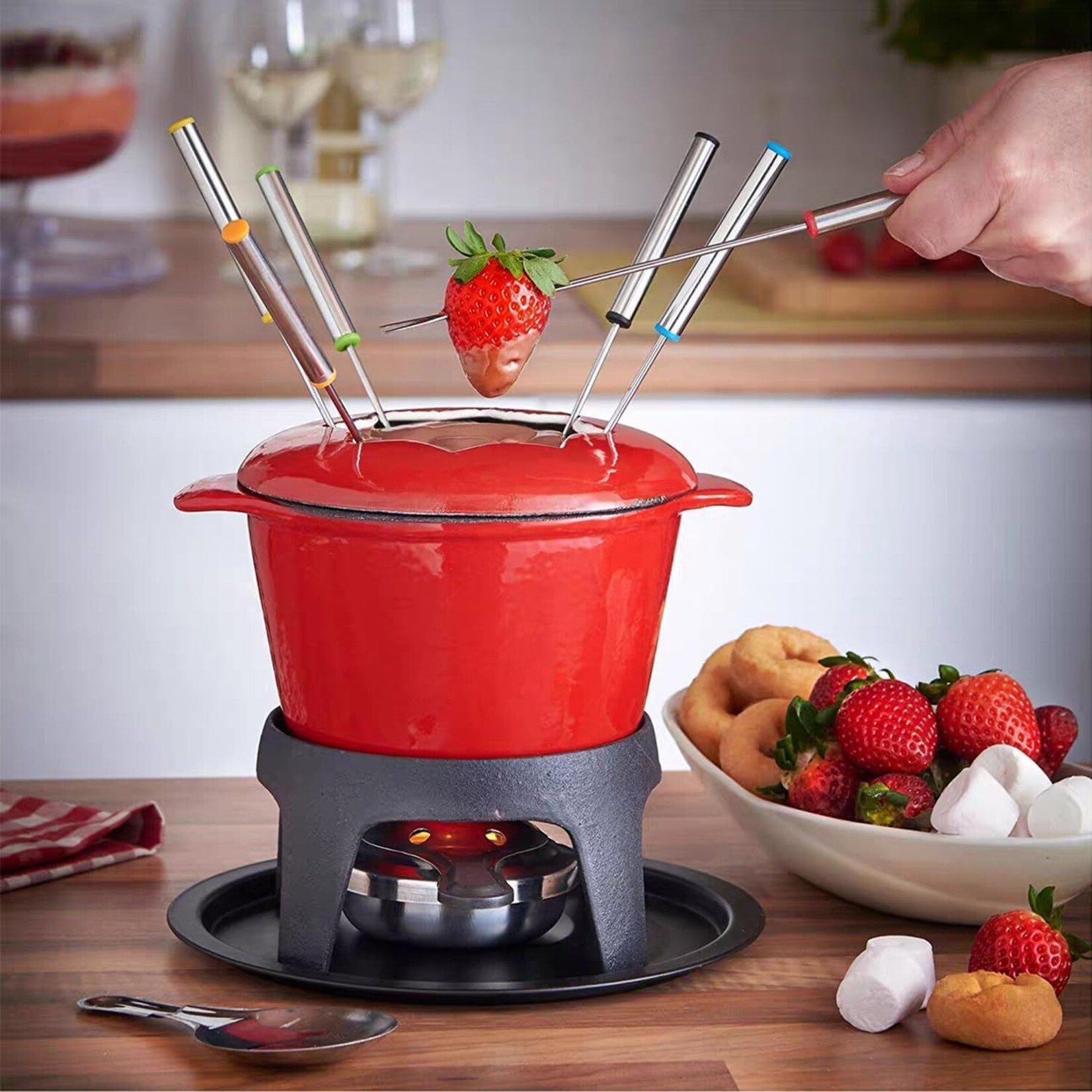 18Pcs 9.5" Stainless Steel Fondue Forks