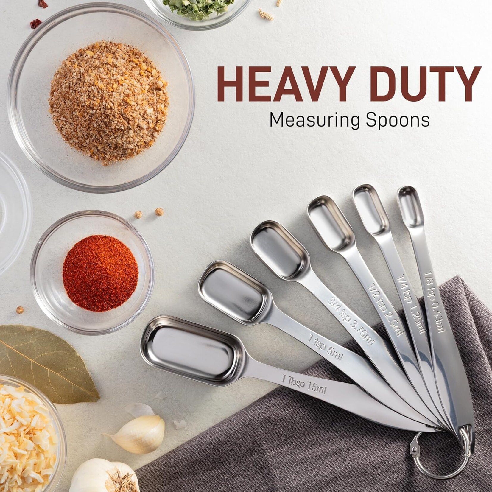 Stainless Steel Measuring Spoon Set