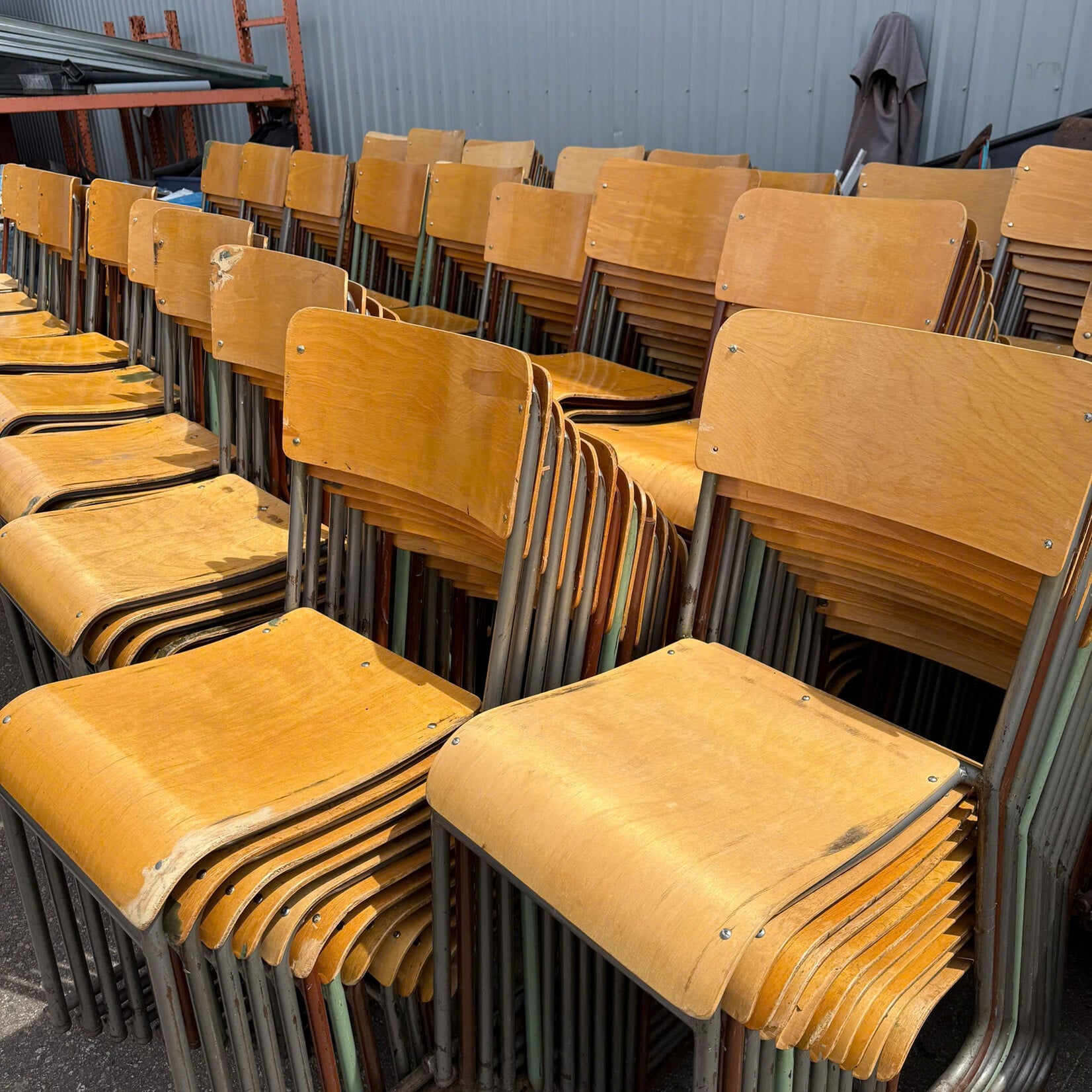 Wood/Metal Banquet Chairs