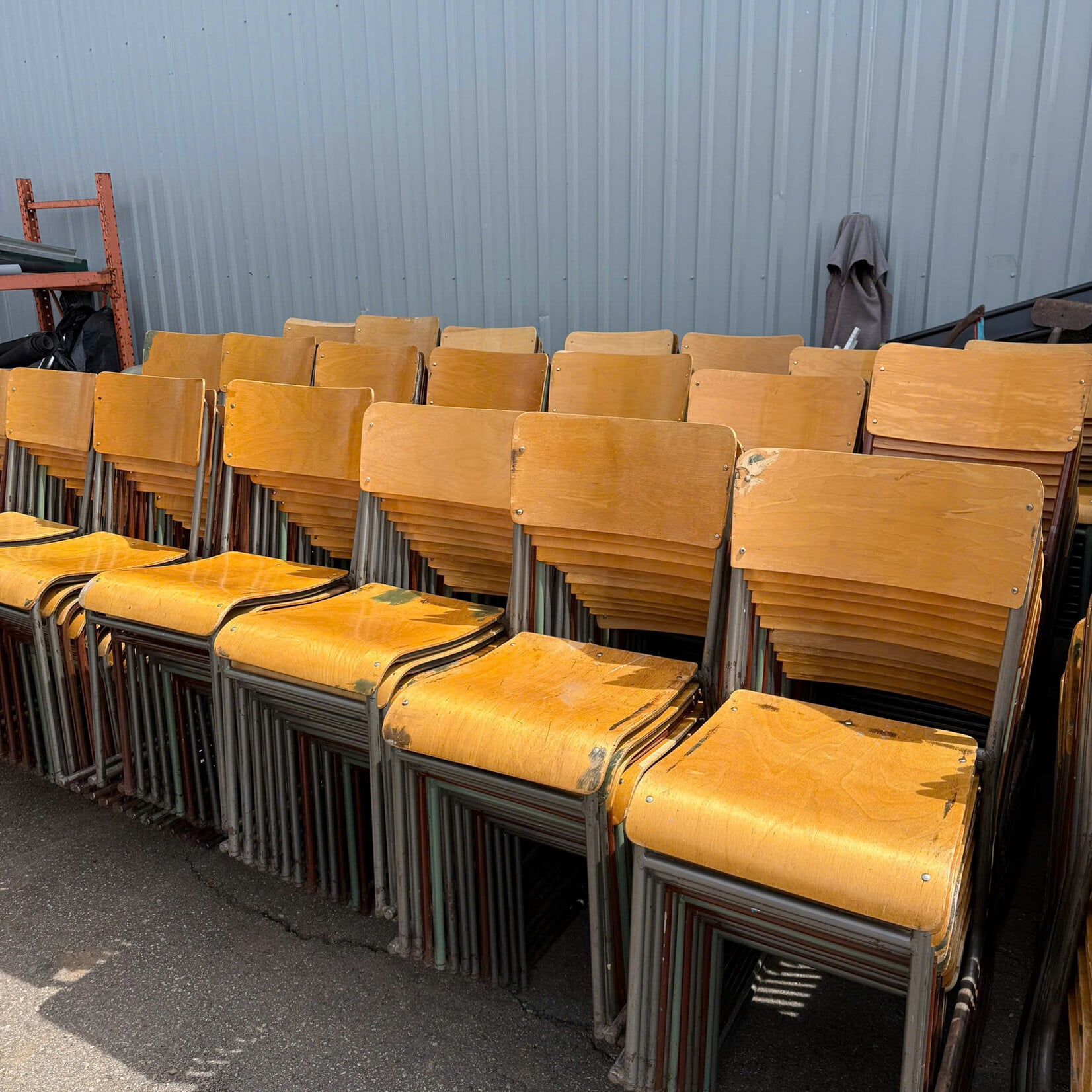 Wood/Metal Banquet Chairs