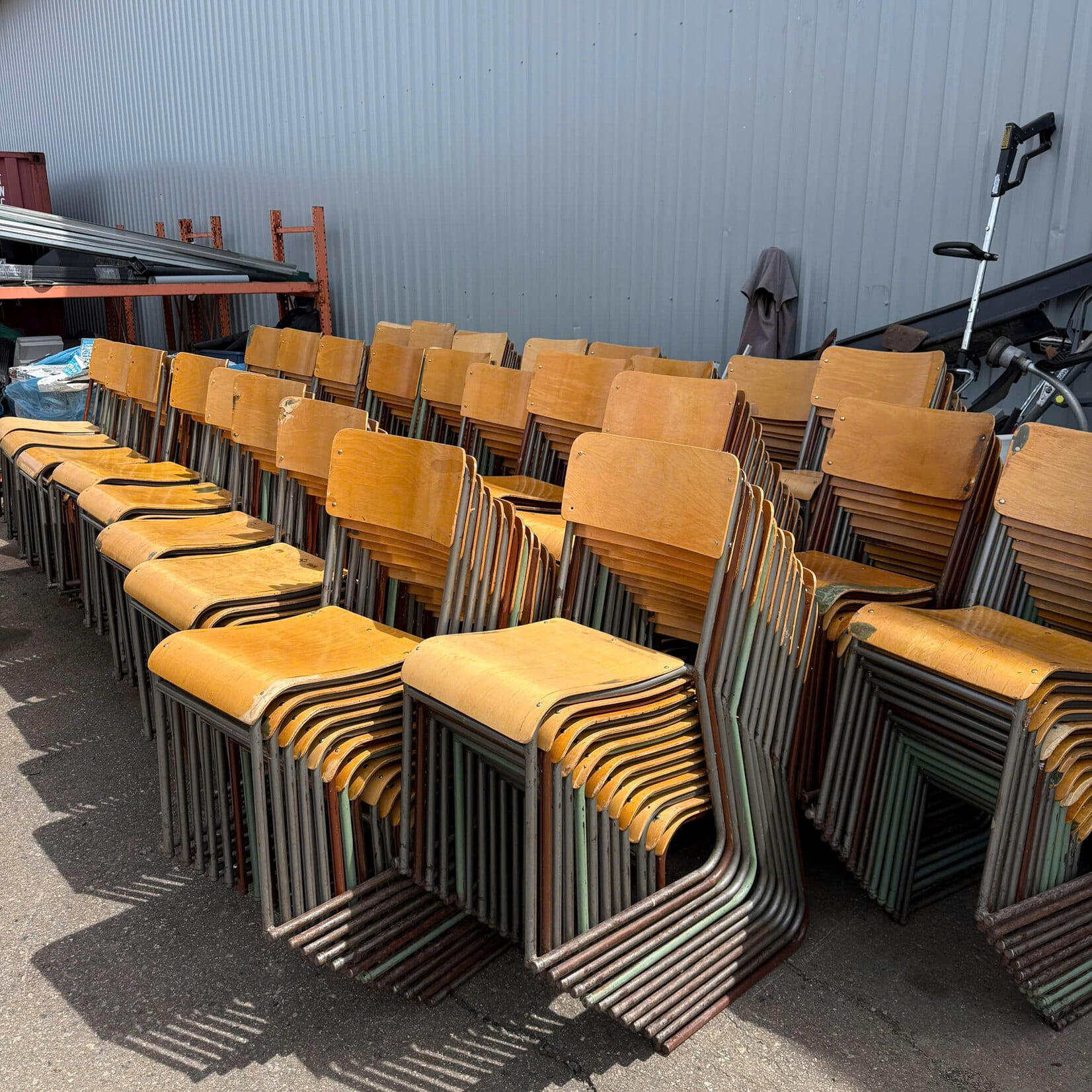 Wood/Metal Banquet Chairs
