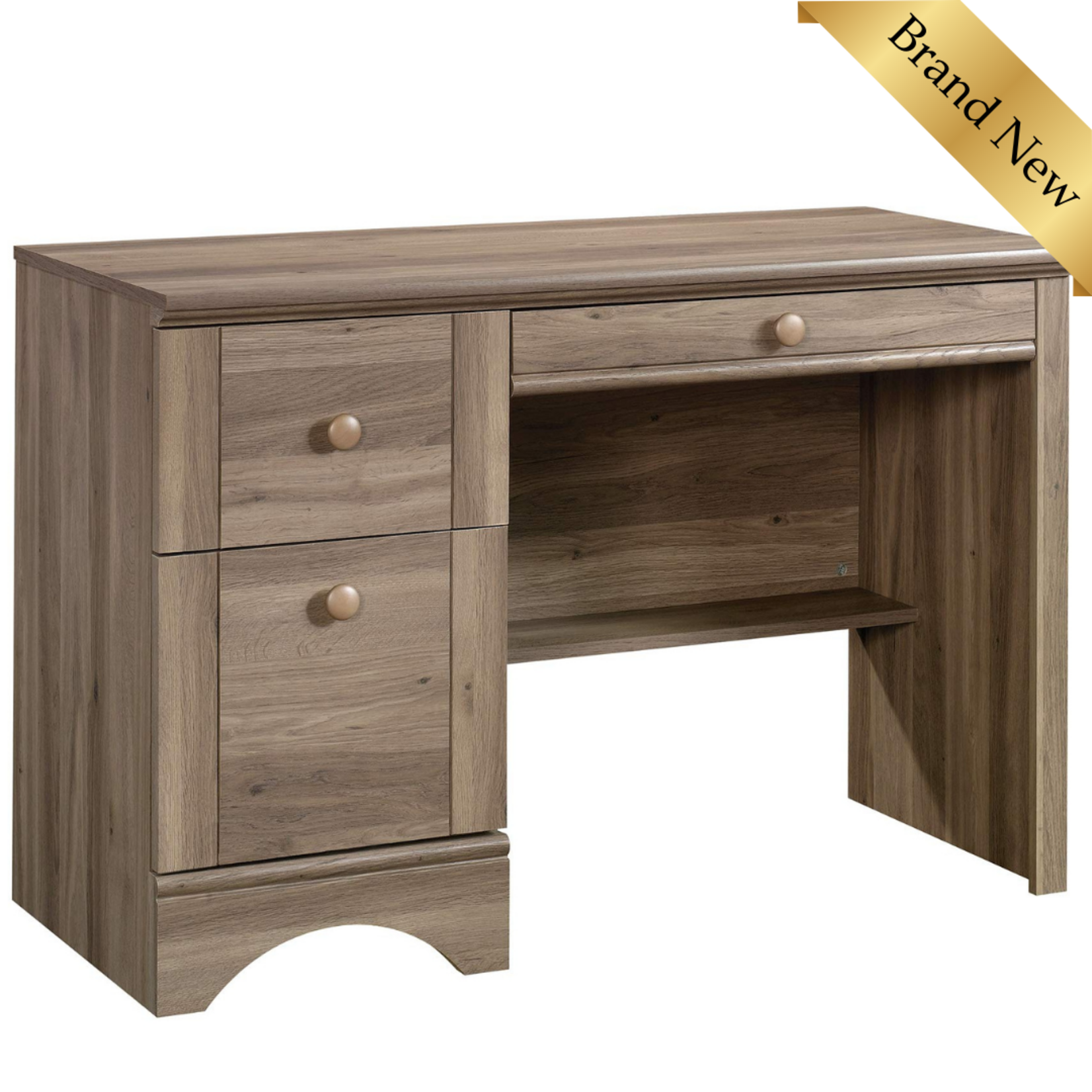 3 Drawer Grey Finish Desk