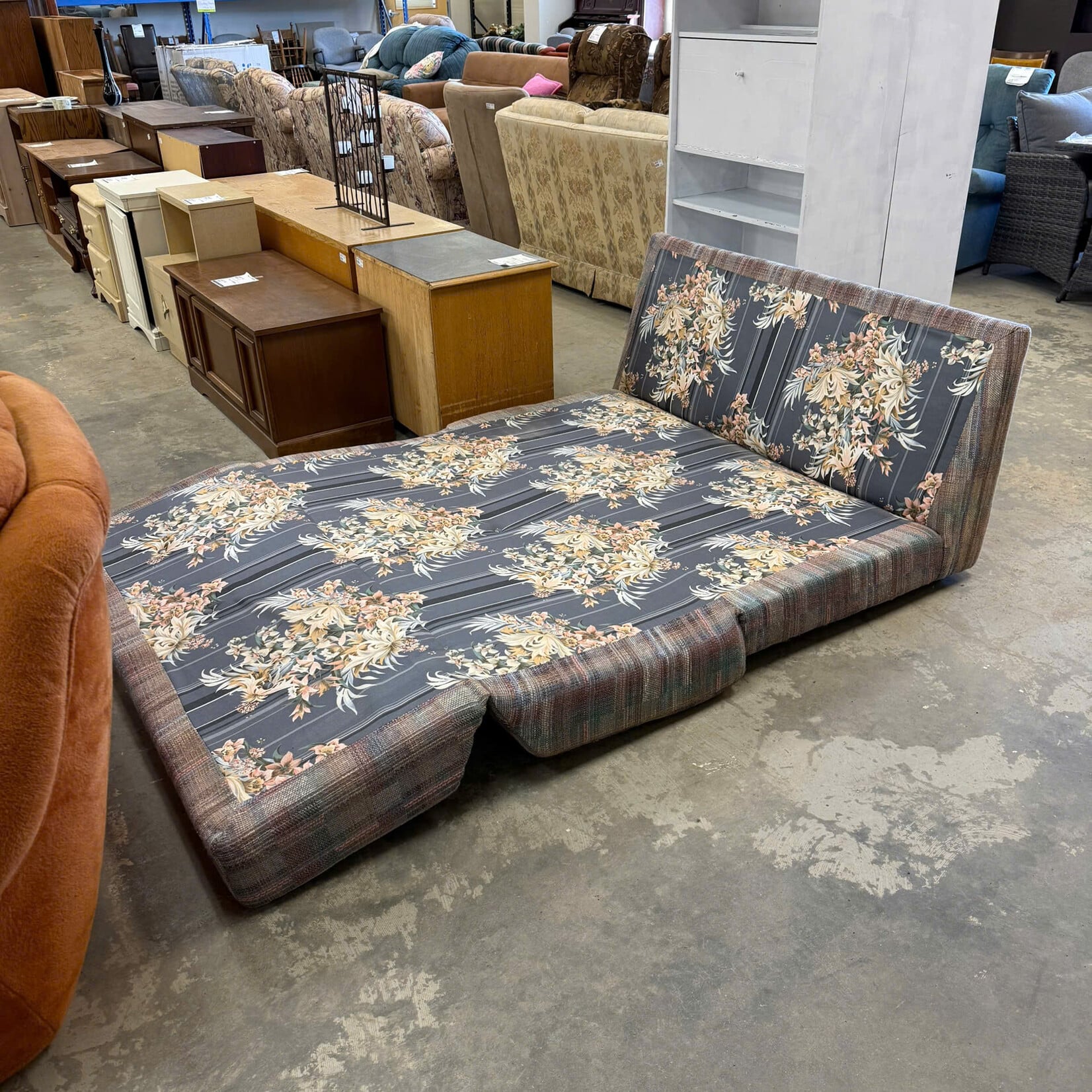 Multi-Coloured Sleep Over Futon