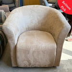 Beige Curved Chair