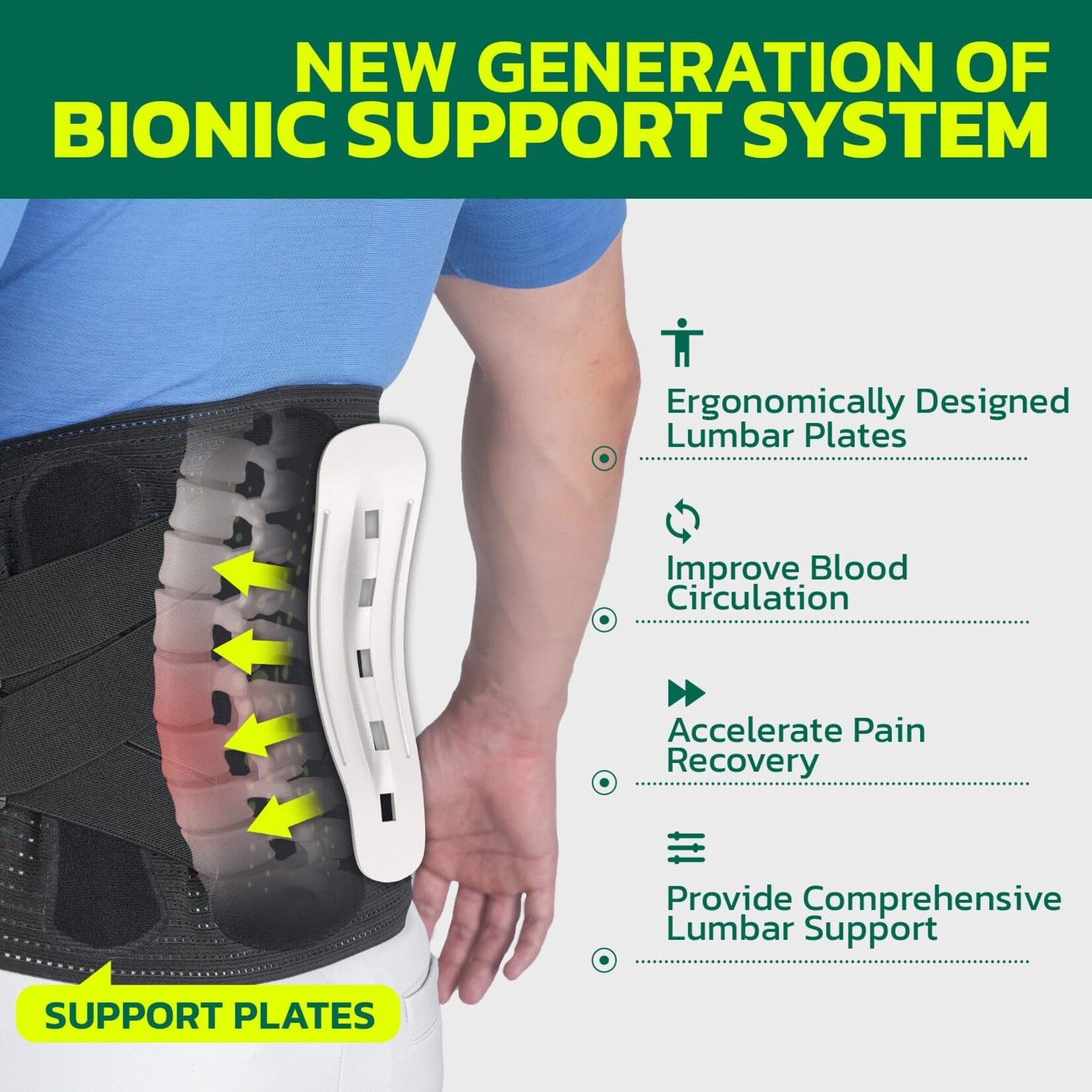 Adjustable Back Support Belt XL