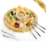 Bamboo Cheese Board Set