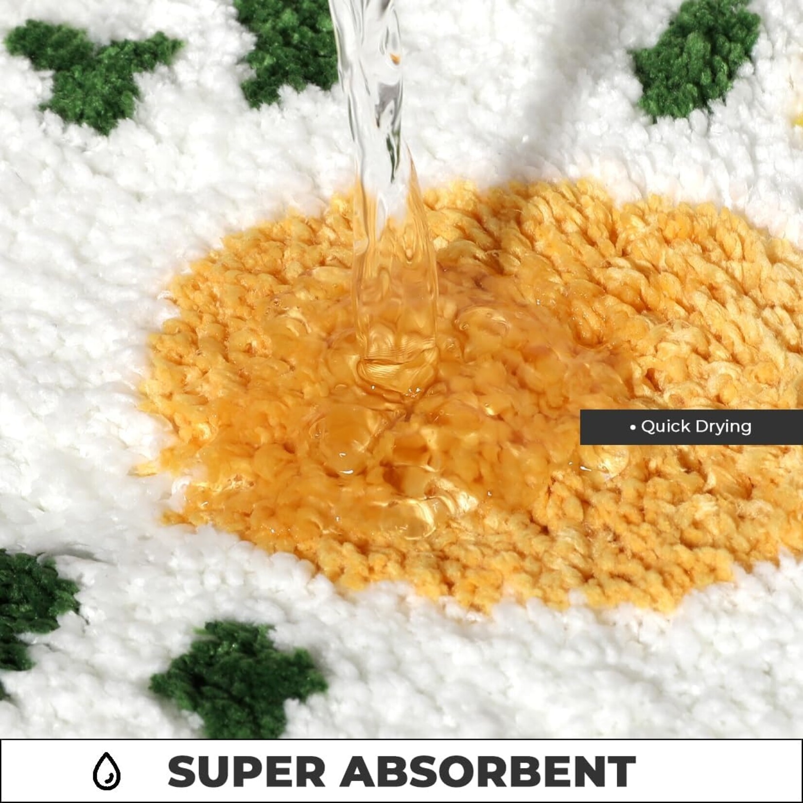 31.5x18.5 Bath Carpet Ultra Absorbent