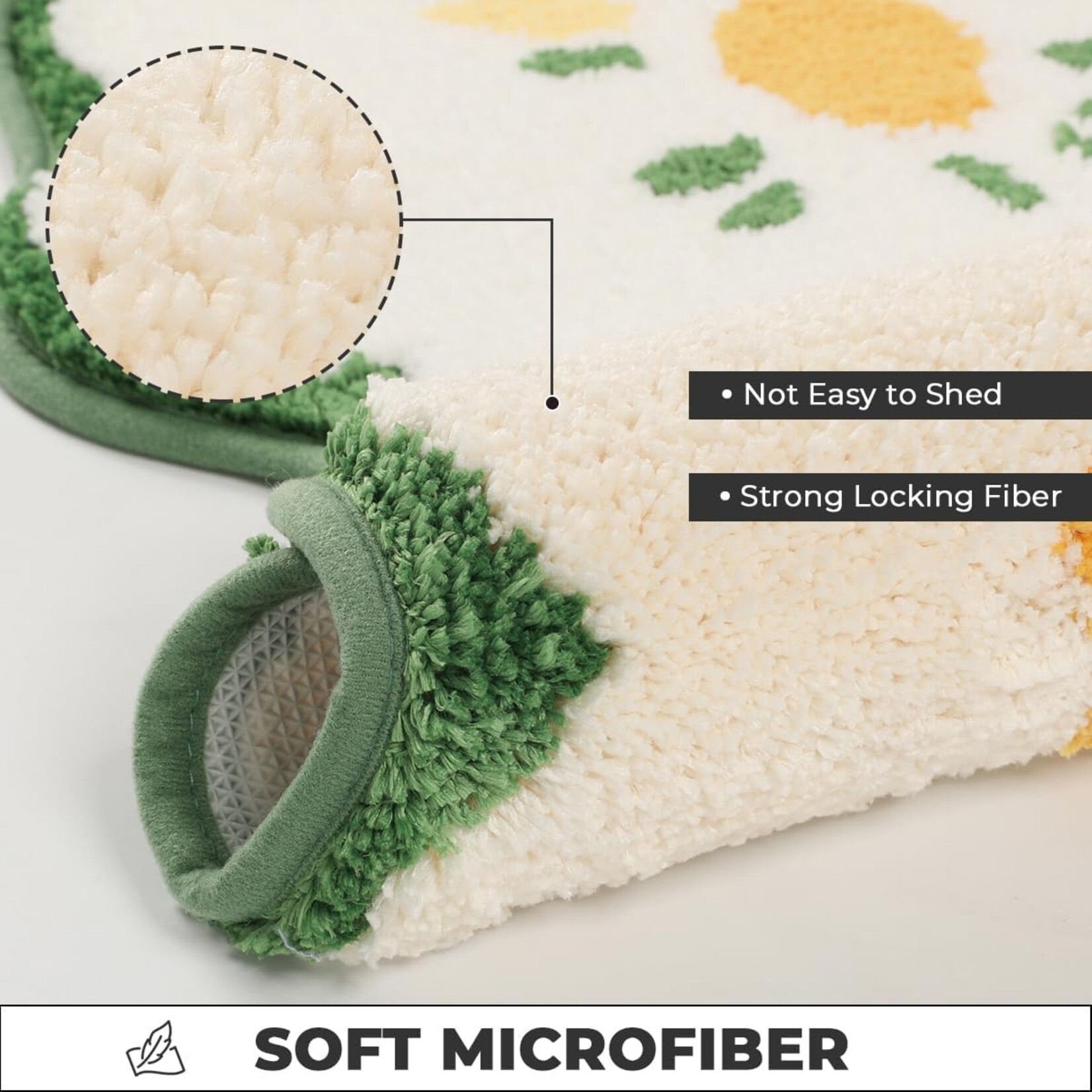 31.5x18.5 Bath Carpet Ultra Absorbent