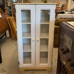 2 Door 3 Shelves White Cabinet