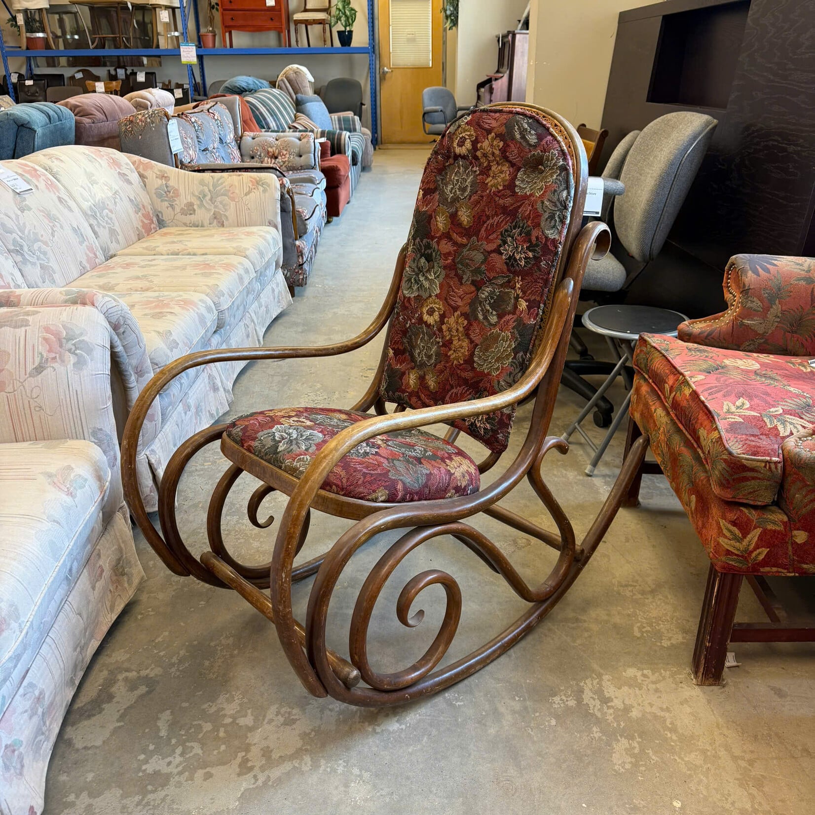 Vintage Style Bentwood Rocking Chair