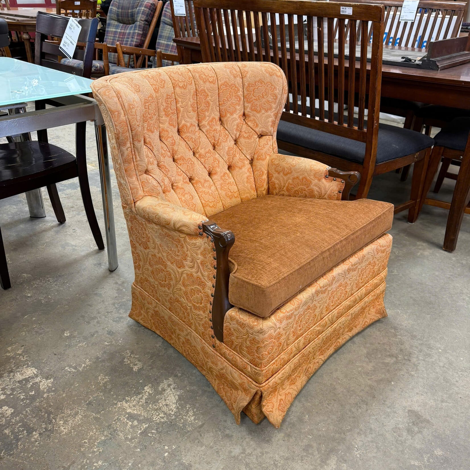Orange Retro Chair