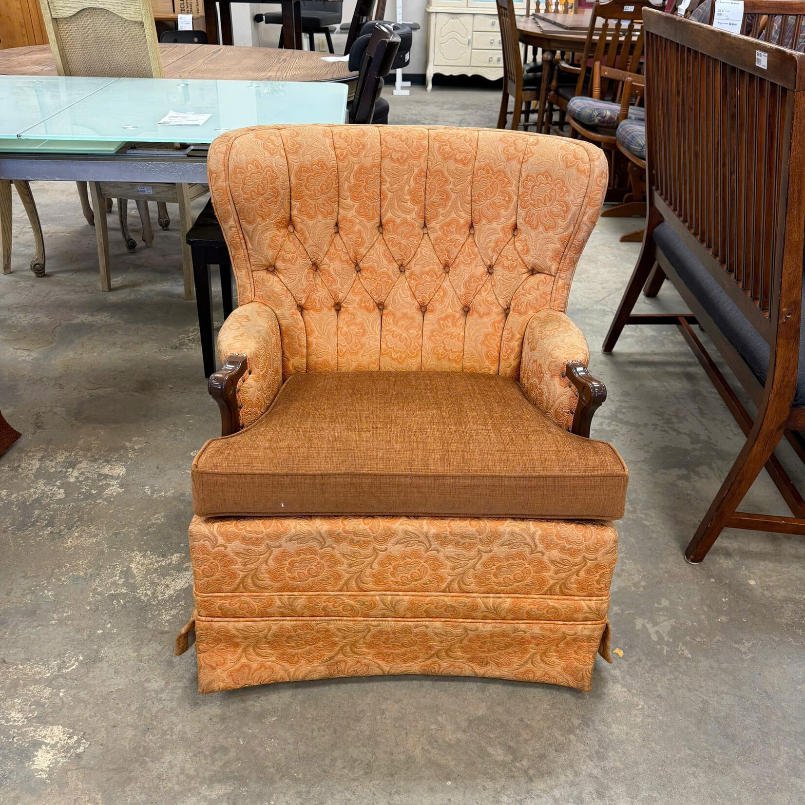 Orange Retro Chair