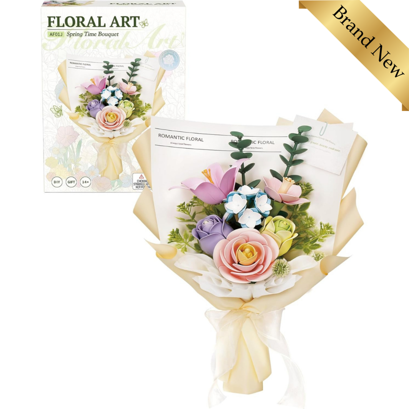 3D Bouquet Flower Building Set