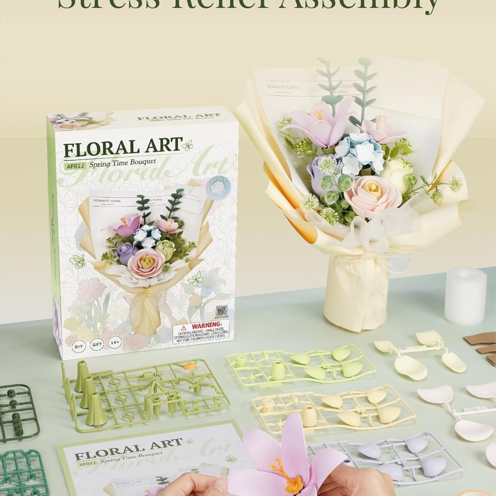 3D Bouquet Flower Building Set
