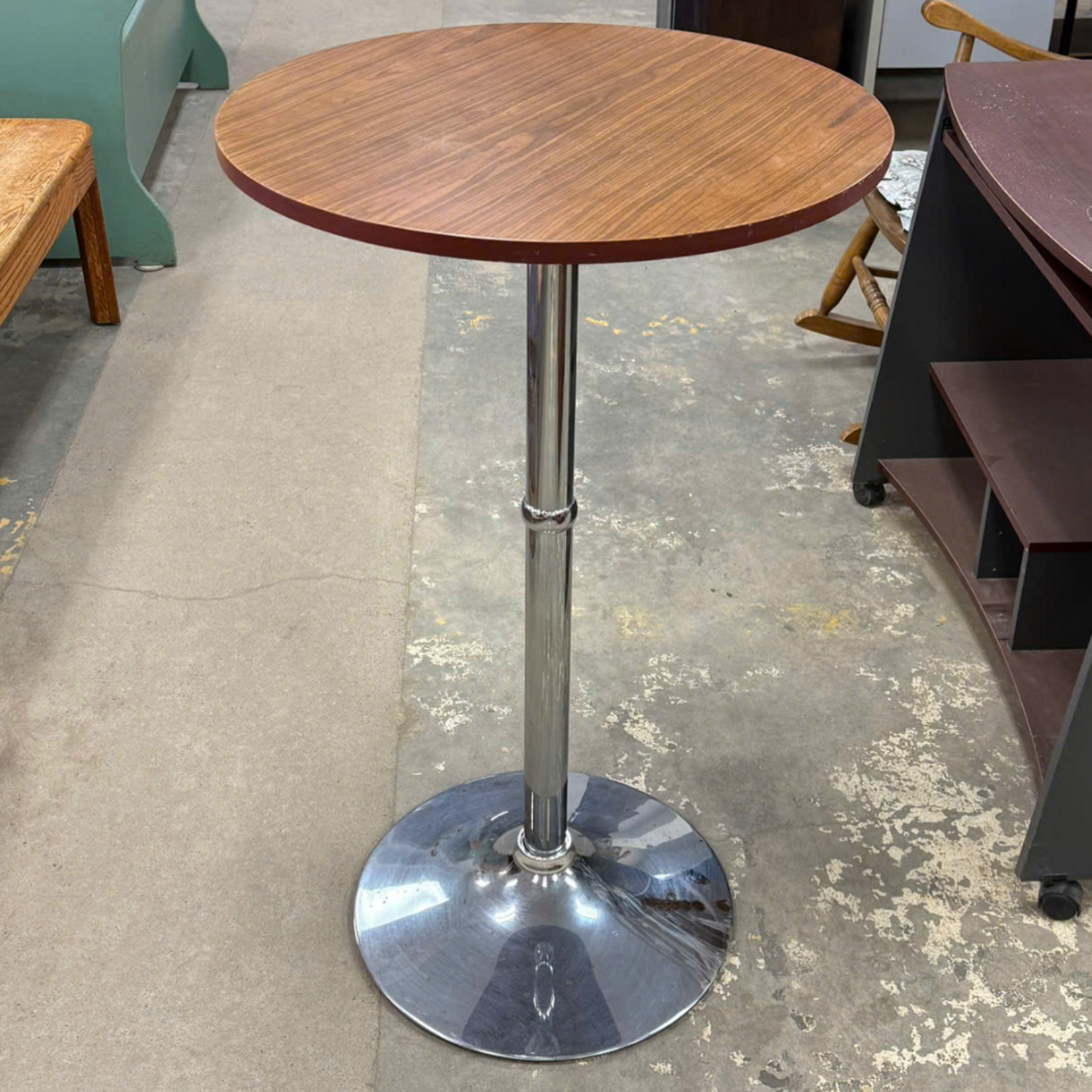 Steel Foot Pub Table