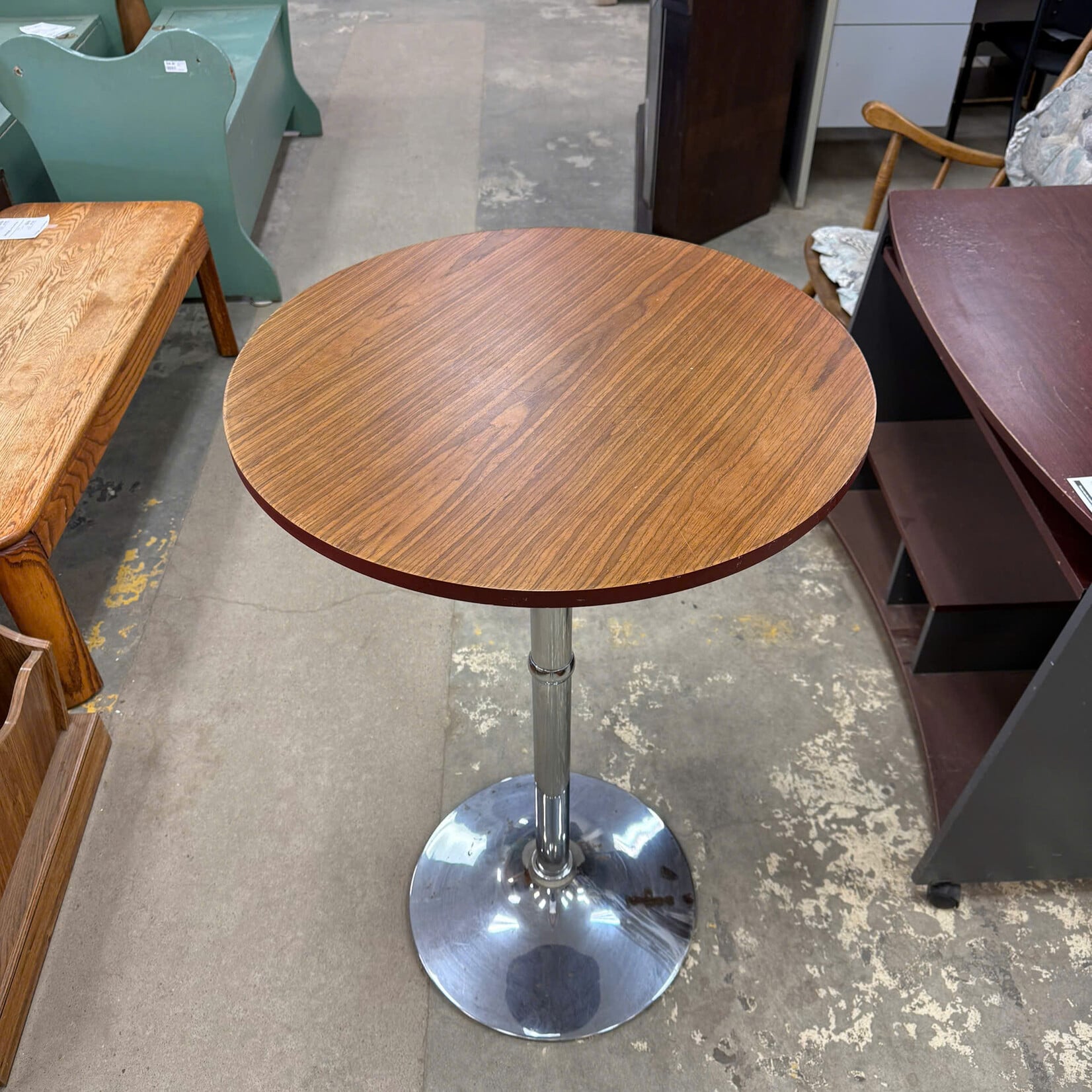 Steel Foot Pub Table